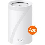TP-Link - Deco BE65 - Router - Wit - 4-pack - Wi-Fi 7 Mesh-systeem