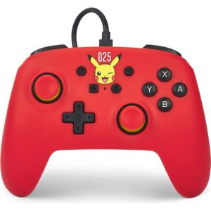 Power A - Wired Controller - Lauging Pikachu - Switch - Ergonomisch Ontwerp