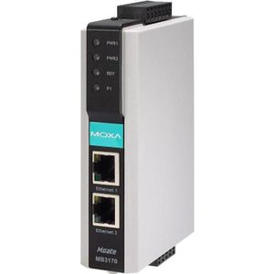 Moxa MGATE MB3170I-T - Uitgebreide Modbus gateway met 1 aansluiting en 2 kV isolatie, Router