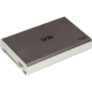 Link - LKLOD254 - Externe HDD-Behuizing - Zilver/Wit - Voor 2,5-inch SATA