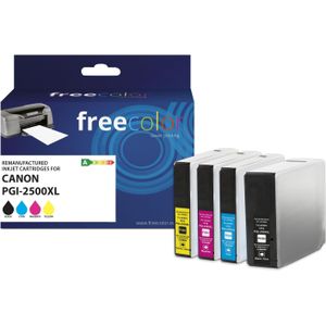 Freecolor, Inkt, PGI-2500XL BK/C/M/J (BK)