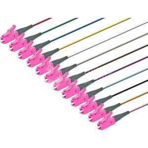 Lightwin Vezelpigtail, multimode 50/125µm, OM4, LC, set van 12 pigtails, Netwerk accessoires