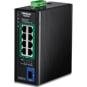 Trendnet - TI-BG5091 - Netwerkschakelaar - Zwart - 9-Port PoE++ met 10G Ports
