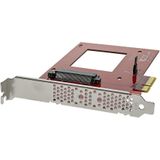 StarTech PCIE ADAPTER F. 2,5IN U.2 SSD, Accessoires voor harde schijven