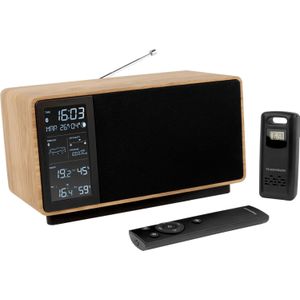 Thomson Speaker + Weather Station WS202 (FM, Bluetooth), Radio, Zwart