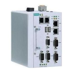 Moxa MC-1122-E4-TPM-T - x86 embedded computer met Intel Atom quad-core E3845 processor, 4 GB RAM, 1 VGA (4.10 GB, Intel Atom E3845, Intel HD Graphics), PC