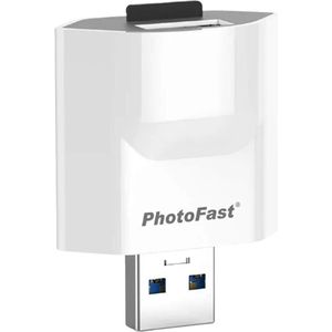 PhotoFast PhotoCube for iOS, White (USB 3.2 Gen 1), USB-kabel