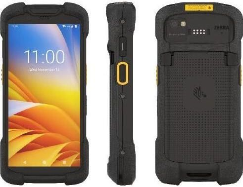 Zebra TC73, LAN, 6.0", Wifi 6E (2D-streepjescodes), Barcode scanner, Zwart, Geel