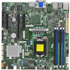 Supermicro X11SSZ-QF: LGA1151, Intel i5/i7 (LGA 1151, Intel Q170 Express, mATX), Moederbord