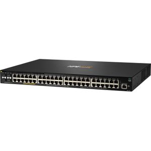 Aruba 2930F 48G PoE+ 4SFP+ (52 ports), Netwerkschakelaar, Zwart