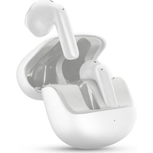 Cellularline 8018080490538 (ANC, 5.50 h, Draadloze), Koptelefoon, Wit