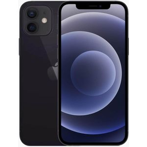 Forza Refurbished iPhone 12 Mini (128 GB, Black, 5.40", 12 Mpx, Dubbele SIM, A / Als nieuw), Tweedehands mobiele telefoons, Zwart