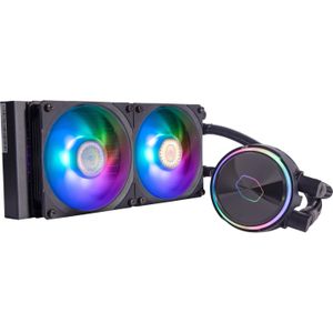 Cooler Master PL240 Flux compleet waterkoelsysteem, CPU waterkoelers, Zwart