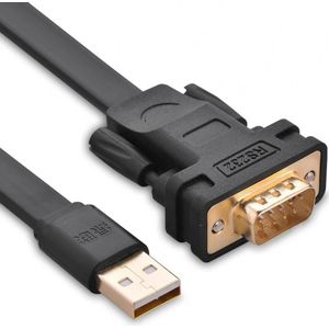 Ugreen USB 2.0 naar seriële DB9 kabel RS232 DB9 USB (2 m, USB 2.0), USB-kabel