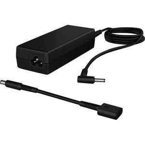 HP AC-adapter 19V 4,74A 90W inclusief voedingskabel (90 W), Voeding voor notebooks, Zwart