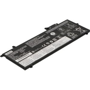 Lenovo SMP Finn Integ 6cell (3S2P) 48 (3 Cellen, 4190 mAh), Notebook batterij, Zwart