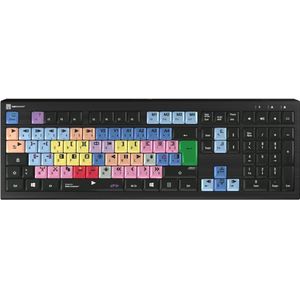Logickeyboard Avid Media Composer Astra2 BL fr. PC (FR, Bedraad), Toetsenbord, Zwart