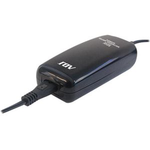 ADJ Alimentatore Notebook 90w Mini Bk 8 Connettori 3pin Auto (90 W), Voeding voor notebooks, Zwart