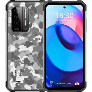 Oukitel WP27 -puhelin, 256/12 Gt, Camo (256 GB, Dgrey, 6.81"", 64 Mpx, 4G), Smartphone, Grijs