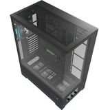 Darkflash Tech Darkflash DY451L PRO computerkast met ventilator (zwart) (ATX, mATX, ITX), PC-behuizing, Zwart