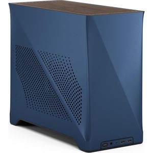 Fractal Design - Era 2 - PC Behuizing - Blauw - Aluminium, Hout