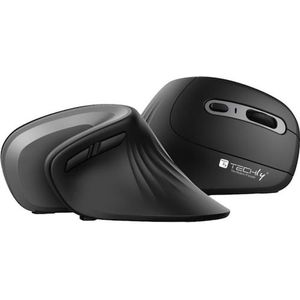 Techly IM 1100-VM-B (Draadloze), Muis, Zwart