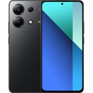 Xiaomi Redmi Note 13 (128 GB, Middernachtelijk zwart, 6.67", Dubbele SIM, 4G), Smartphone, Zwart