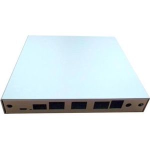 PC Engines CASE1D6U - Behuizing, 3x LAN + 1x SFP + USB, aluminium (Huisvesting), Elektronica benodigdheden + Behuizing, Zilver