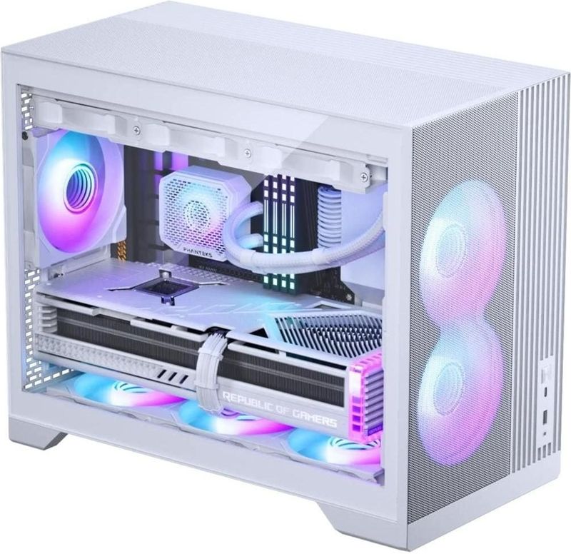 Phanteks - XT M3 RGB - PC-behuizing - Wit - Ondersteunde Moederborden (mATX, Mini-ITX)
