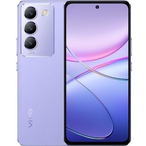 Vivo V40 SE /8 GB/256 GB/lederpaars (256 GB, Leder Paars, 6.67", Dubbele SIM, 5G), Smartphone, Paars