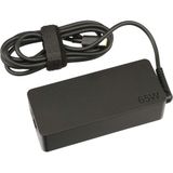 Lenovo FRU01FR030 (65 W), Voeding voor notebooks, Zwart