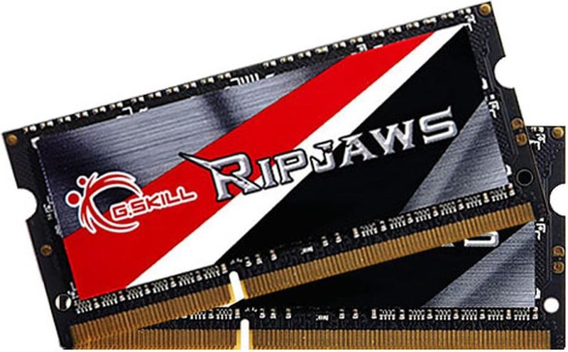 G.Skill - Ripjaws - RAM - Zwart - 2 x 8GB - 1600 MHz - DDR3 SO-DIMM