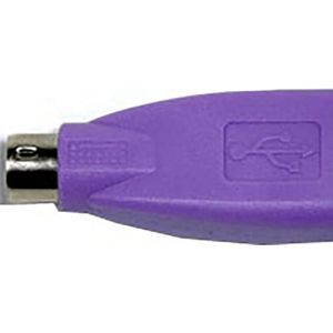 CHERRY Toetsenbord bedraad Zwitsers (PS/2, 200 cm), Data + Video Adapter, Paars