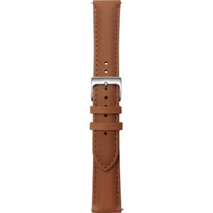 Withings Lederen band, 20 mm, stalen HR en scanhorloge, bruin (20 mm, Leer, Scanhorloge 42mm, Staal HR Sport, Staal HR 40 mm), Horlogebandjes, Bruin