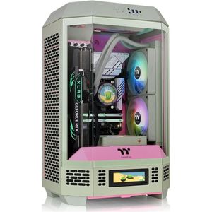 Thermaltake - TT De Toren 300 - PC-behuizing - Groen - Roze