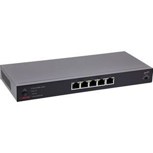 Longshine Schakelaar LCS-2.5GS7105 5*2.5G detailhandel (5 ports), Netwerkschakelaar, Zwart
