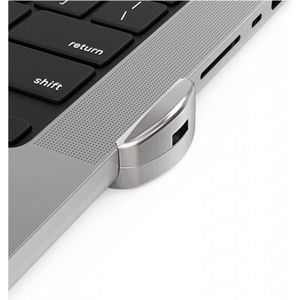 Maclocks Ledge adapter voor 2021 M1 MacBook Pro 14"" + kabelslot met sleutel (ETA 1 april), Beveiliging van notebooks, Zilver
