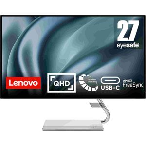 Lenovo Q27h-20 (2560 x 1440 pixels, 27""), Monitor, Grijs