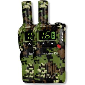 Stabo - Freecomm 330 - Walkietalkie - Zwart - 2er Pack