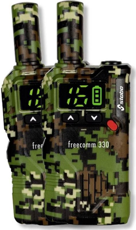 Stabo - Freecomm 330 - Walkietalkie - Zwart - 2er Pack