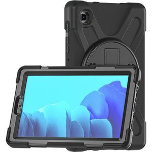 eSTUFF Defender Case Verhoogd (8,7 inch) Cover (Galaxy Tab A7 Lite), Tablethoes, Zwart