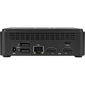 Step PC Micro CUN 513 incl. Windows 11 Pro (i5-1335U 8GB DDR4 512GB NVMe SSD WLAN/Bluetooth) (Intel Core i5-1335U, 8 GB, 512 GB), PC, Zwart
