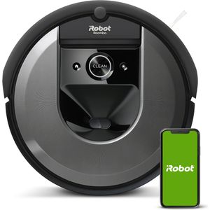 iRobot Roomba i7, Robot stofzuiger, Zilver