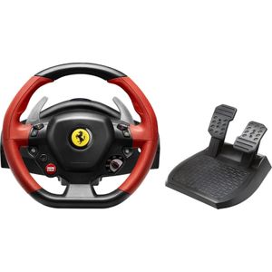 Thrustmaster Ferrari 458 Spider racestuur (Xbox One S, Xbox serie S, Xbox One X, Xbox serie X), Controller, Rood, Zwart