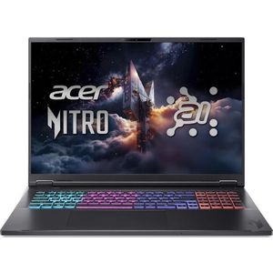 Acer Nitro 18 AI (18", 1000 GB, 32 GB, DE, AMD Ryzen AI 9 365), Notebook, Zwart