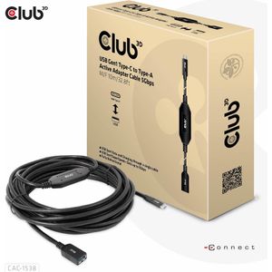 Club 3D Club3D Kabel USB 3.2 Type C <> USB Type A St/Bu (10 m, USB 3.2 Gen 1), USB-kabel