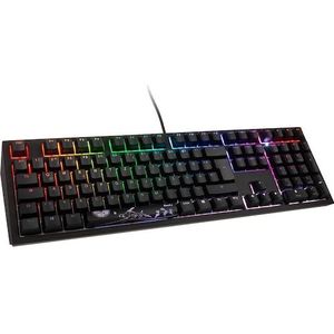 Ducky Glans 7 PBT (DE, Bedraad), Toetsenbord, Zwart