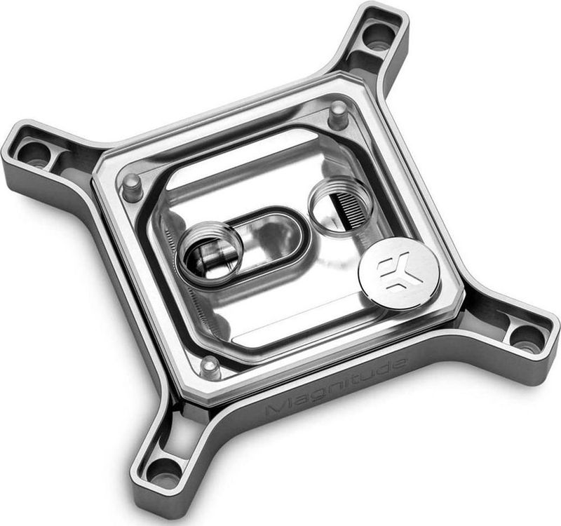 EK Water Blocks EK-Quantum Magnitude D-RGB - 1700 Nickel + Plexi