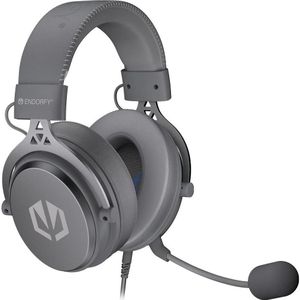 ENDORFY - VIRO Plus - Gaming Over-ear Hoofdtelefoon - Alt Gray - 53 mm Driver - USB 7.1-geluidskaart