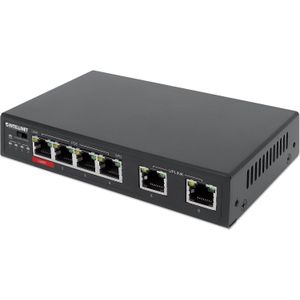 Intellinet 561686 netwerk-switch Fast Ethernet (10/100) Power over Ethernet (PoE) Zwart